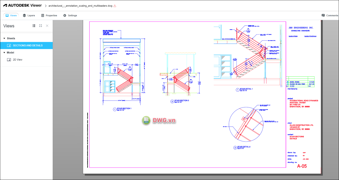 Bạn có thể xem file DWG bằng Autodesk Viewer